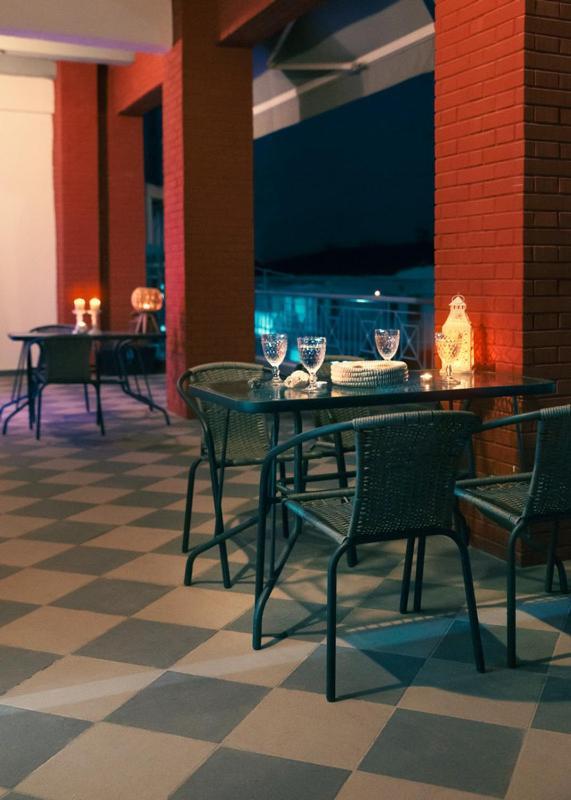 Nikogroup Plaza Apartment Polychrono Bagian luar foto