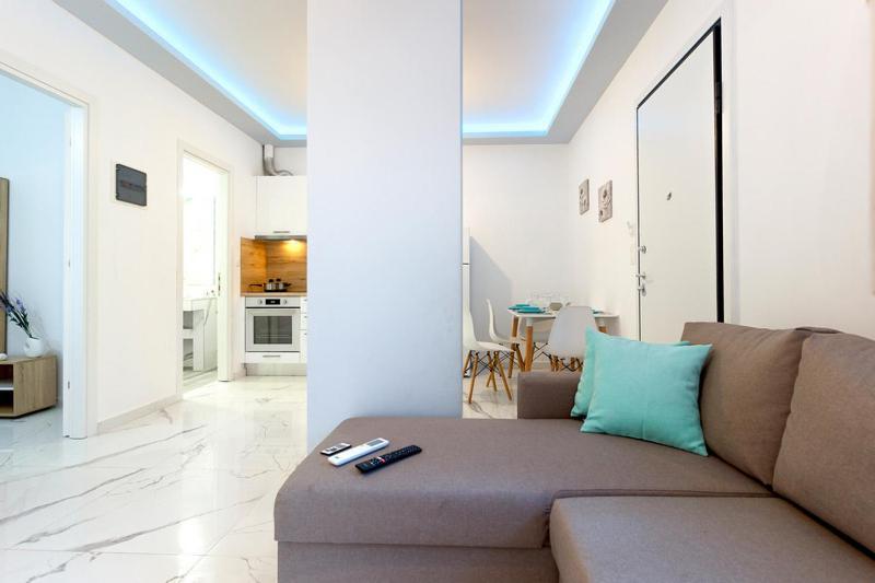 Nikogroup Plaza Apartment Polychrono Bagian luar foto